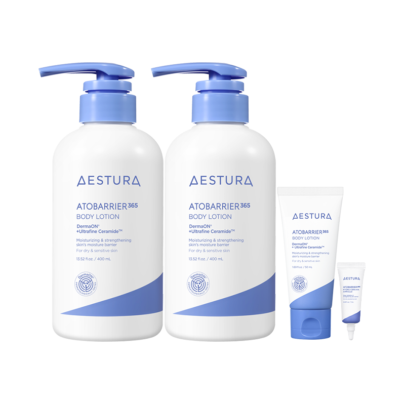[더블]아토베리어365바디로션 400mlX2개