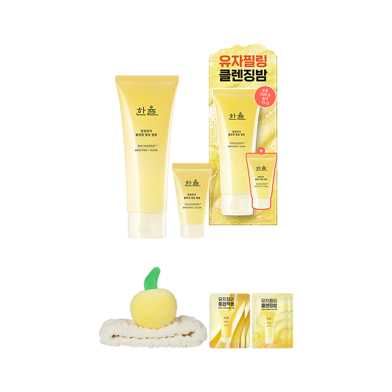 달빛유자 클렌징 필링 젤밤 기획세트 (100g + 15g)