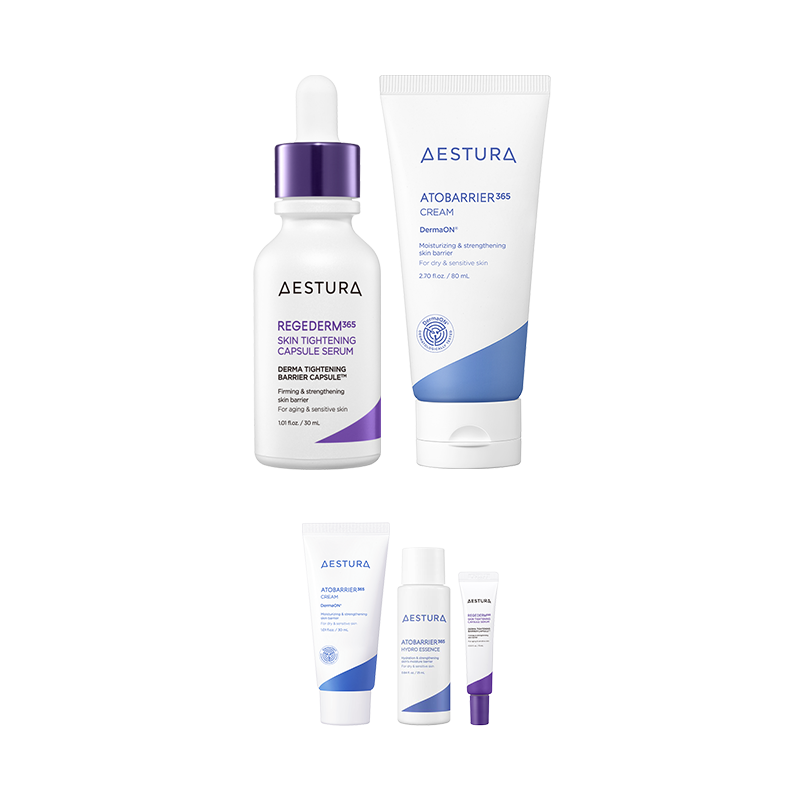 [듀오] 아토베리어365 크림 80ml+리제덤365 모공탄력 캡슐세럼 30ml