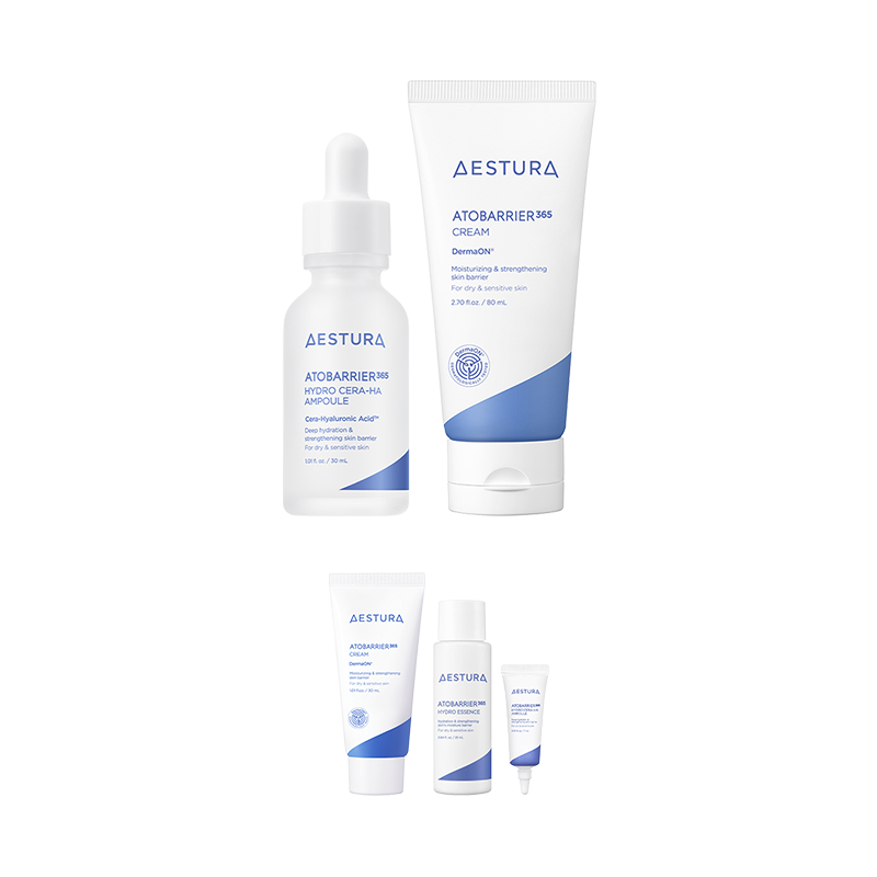 [듀오] 아토베리어365 세라-히알 속수분 앰플 30ml + 아토베리어365크림 80ml