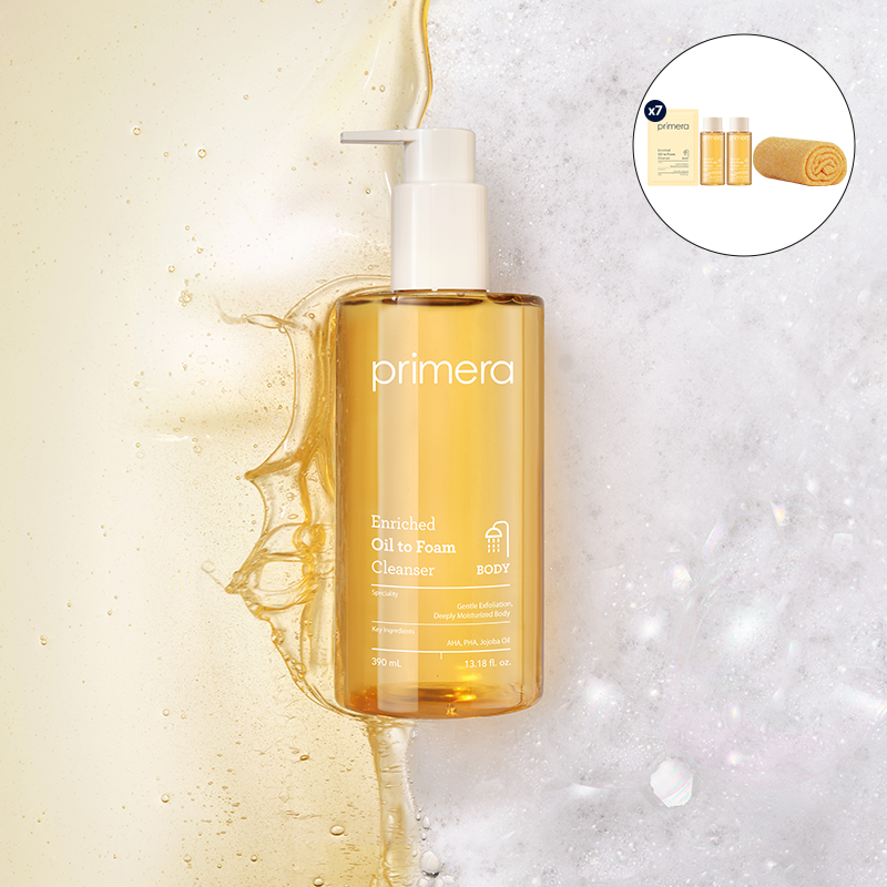 NEW 인리치드 바디 오일 투 폼 클렌저 390ml