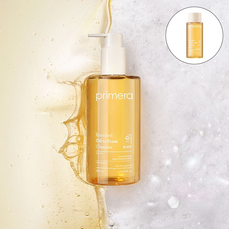 NEW 인리치드 바디 오일 투 폼 클렌저 390ml