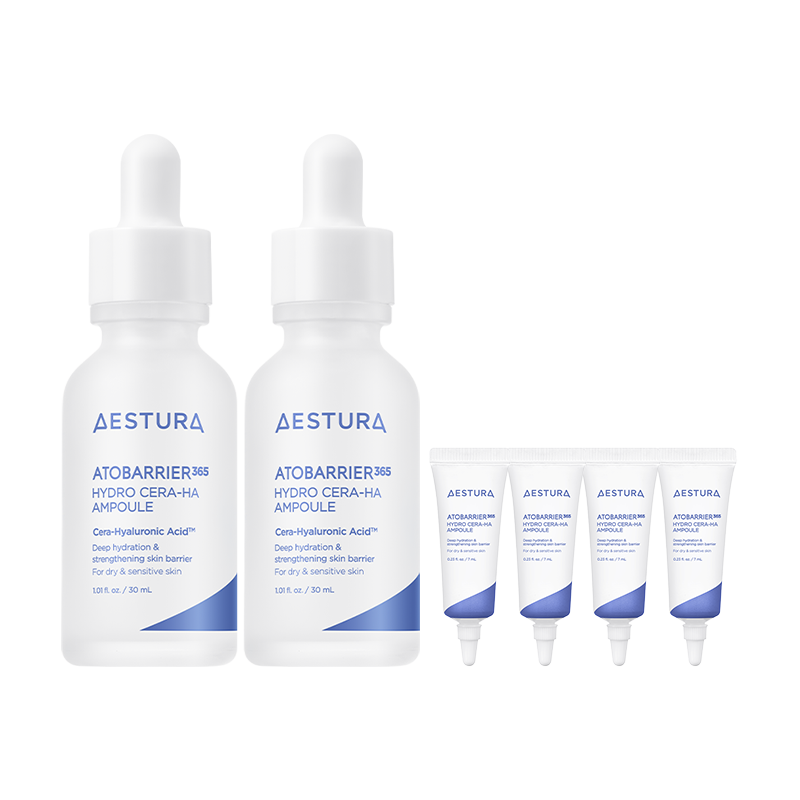 [더블]아토베리어365 세라-히알 속수분 앰플 30ml*2개