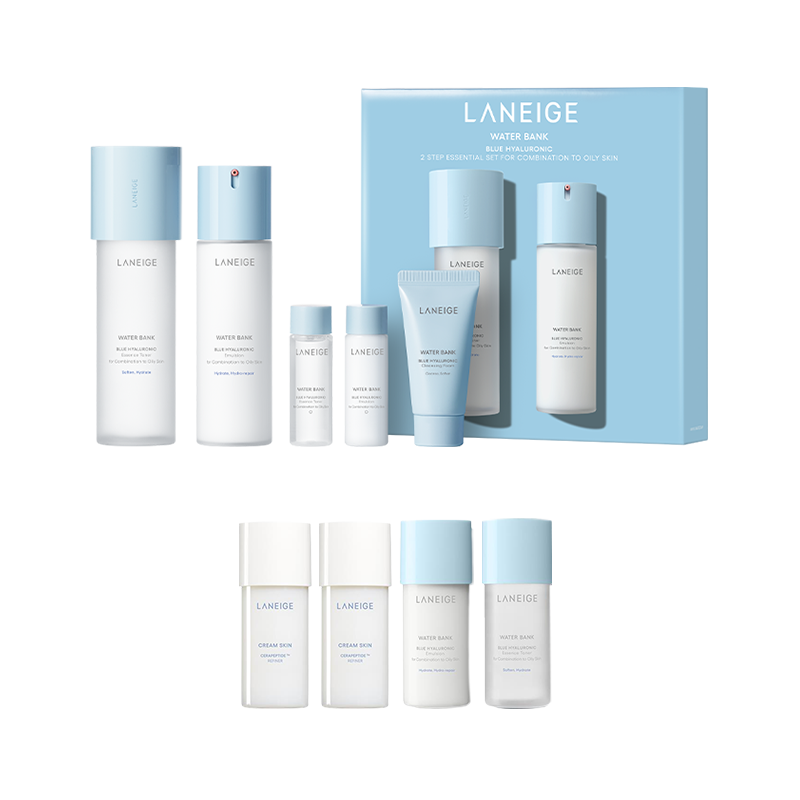 워터뱅크 블루 히알루로닉 기초 세트(지·복합용) 160ml+120ml