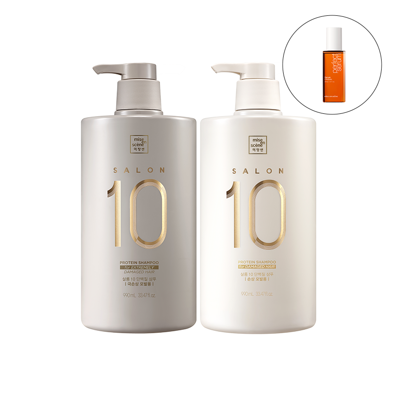 [대용량] 살롱10 단백질 샴푸 (손상/극손상) 990ml