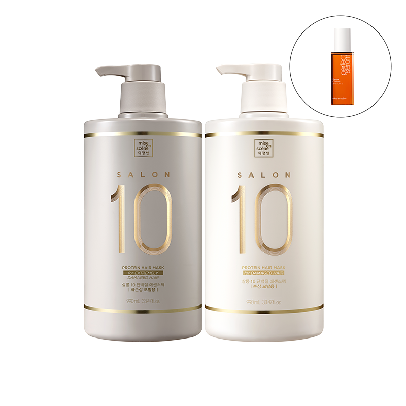 [대용량] 살롱10 단백질 에센스 팩 (손상/극손상) 990ml