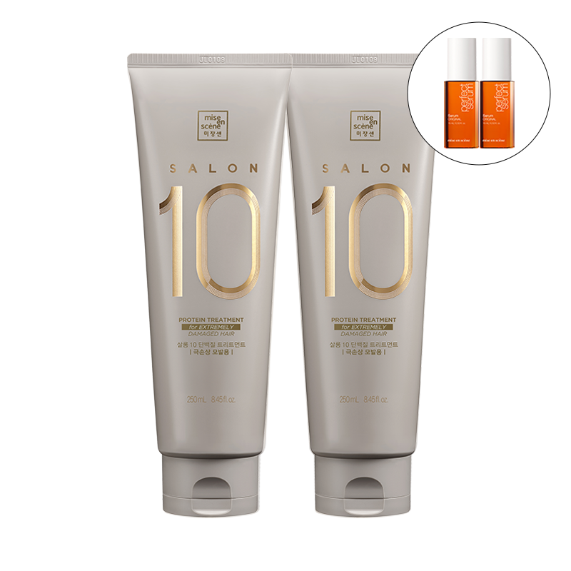 [2입] 살롱10 단백질 트리트먼트(극손상) (250mlx2)