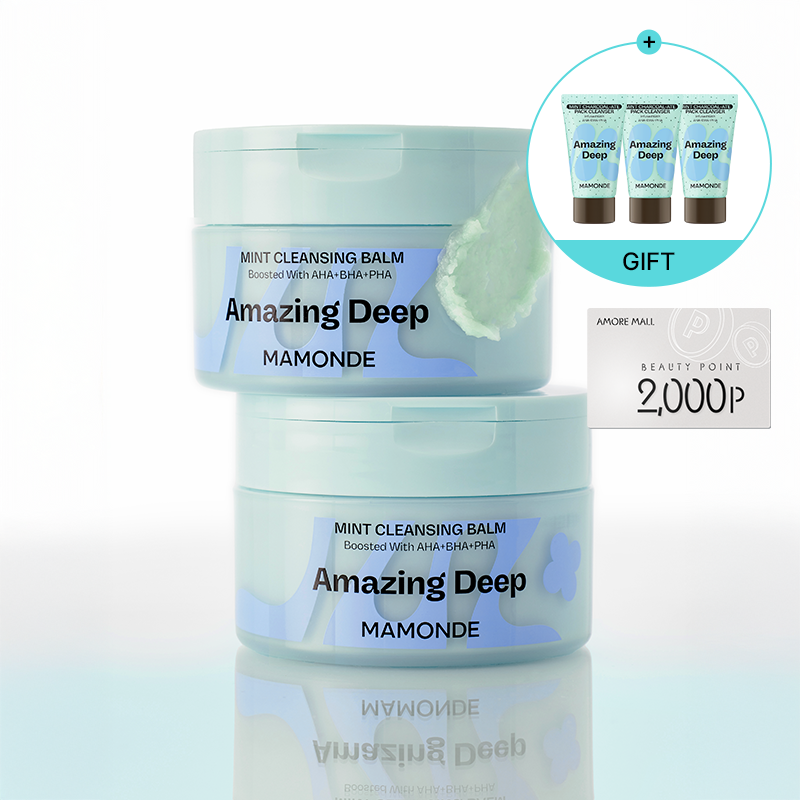 [더블] BEST 어메이징 딥 민트 클렌징밤 (90ml x 2개)