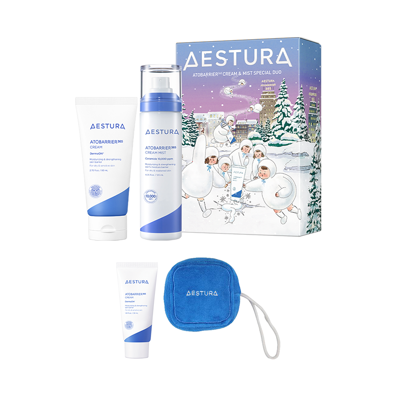 [한정수량] 아토베리어365 크림&미스트 2종세트 홀리데이 에디션