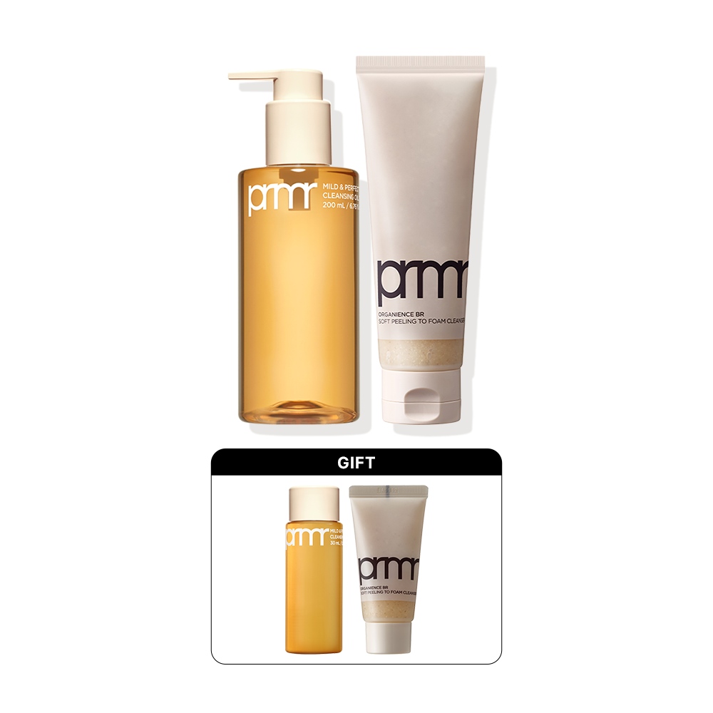[더블]마일드 앤 퍼펙트 클렌징 오일 투 폼 200ml + 오가니언스 BR 소프트 필링 투 폼 클렌저 120ml