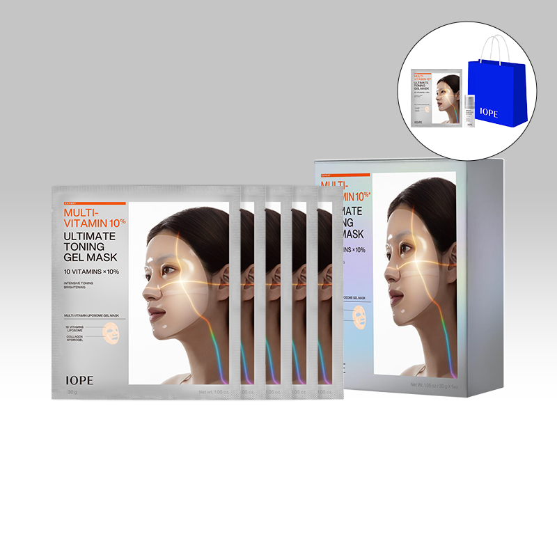 멀티 비타민 10% 얼티밋 토닝 겔 마스크 (5매)