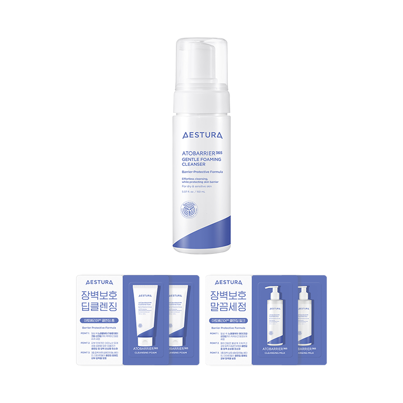 NEW 아토베리어365 젠틀 포밍클렌저 150ml(버블클렌저AD)