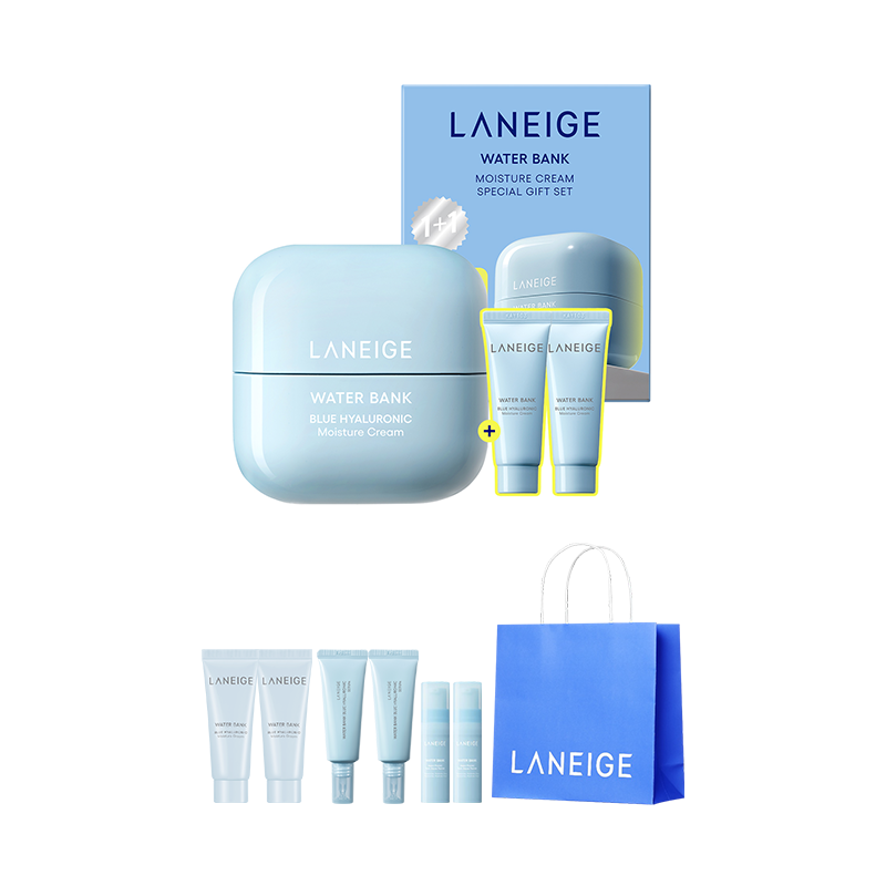 [아모레몰 ONLY] 워터뱅크 모이스춰 크림 기획세트 50ml + 증정 50ml