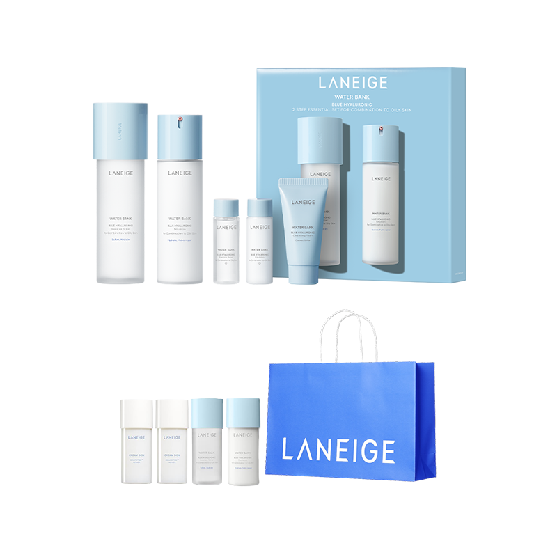 워터뱅크 블루 히알루로닉 기초 세트(지·복합용) 160ml+120ml