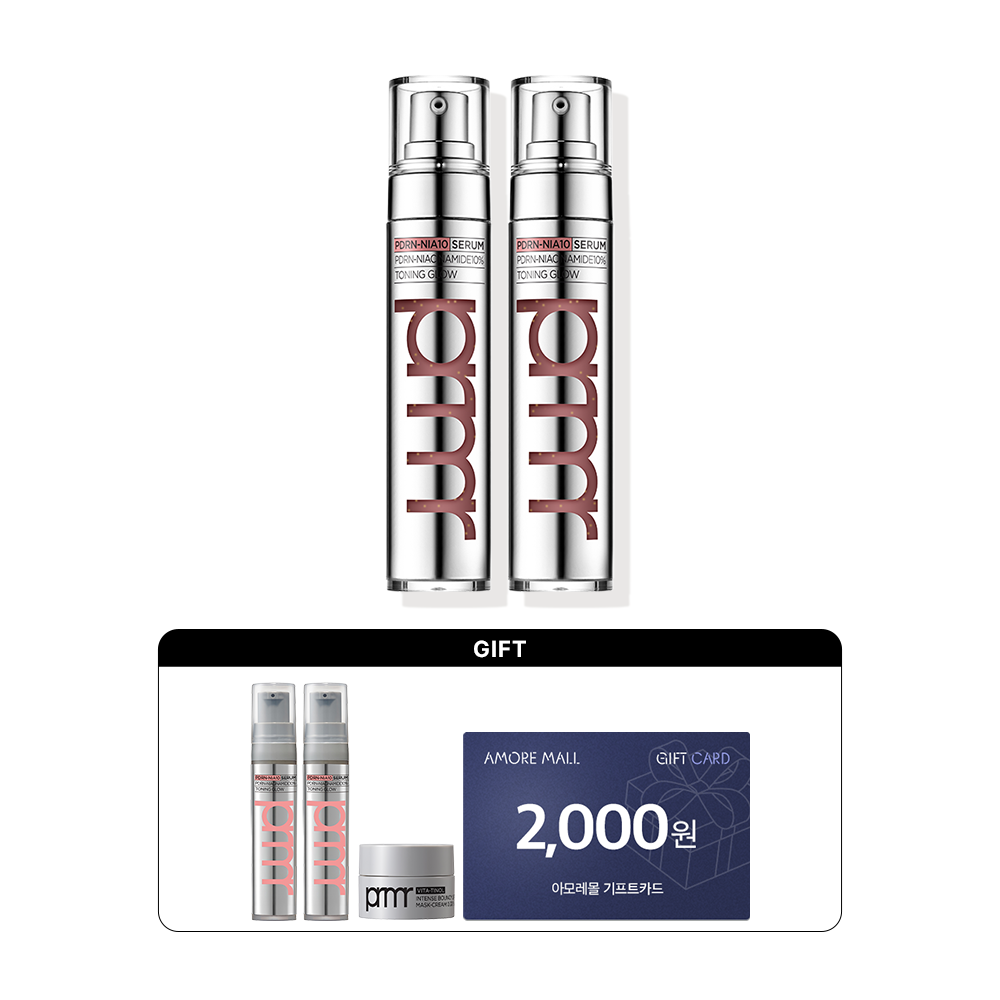 피디알엔-나이아10 토닝 글로우 세럼 30g*2입