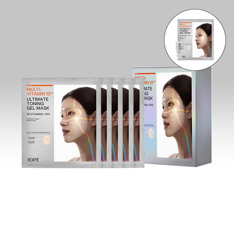 멀티 비타민 10% 얼티밋 토닝 겔 마스크 (5매)