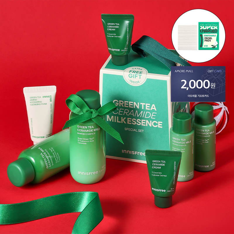[아모레몰ONLY] 그린티 밀크 에센스 160ml 더블 기획세트