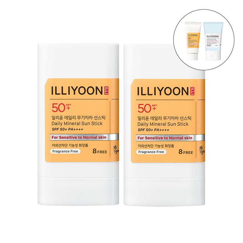 [2입] 데일리 무기자차 선스틱 SPF50+/PA++++ (20gx2)