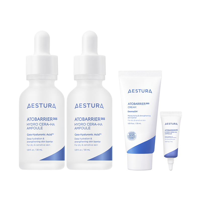 [더블]아토베리어365 세라-히알 속수분 앰플 30ml*2개