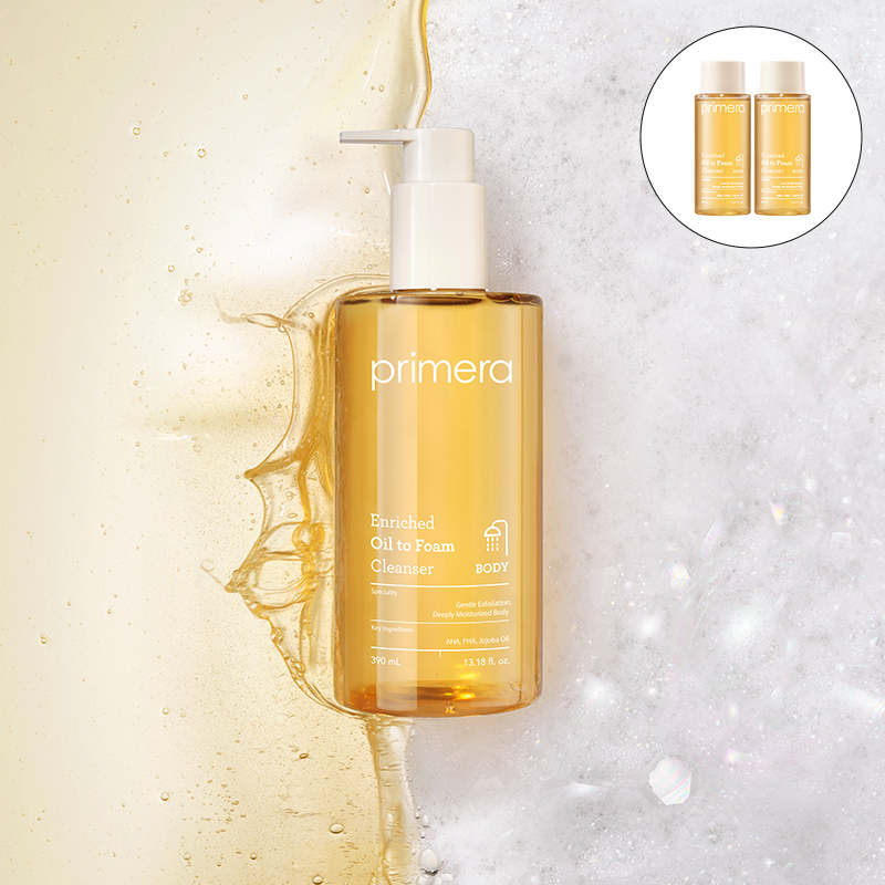 NEW 인리치드 바디 오일 투 폼 클렌저 390ml