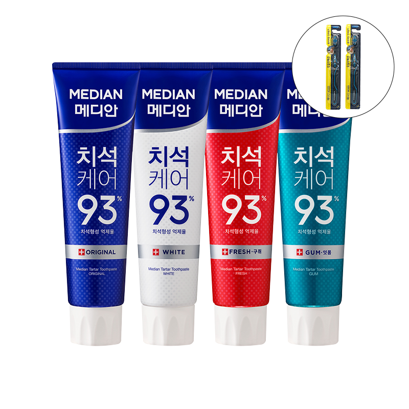 [3입세트] 치석케어 치약 오리지널/구취/화이트/잇몸 (120g x3)