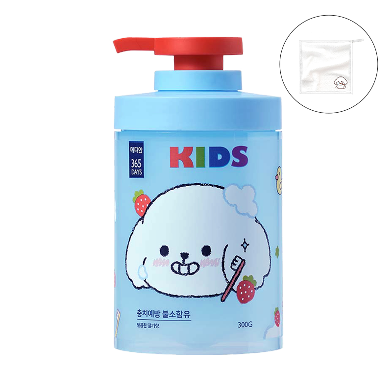 365DAYS step3 충치 불소 어린이 펌핑 치약 300g