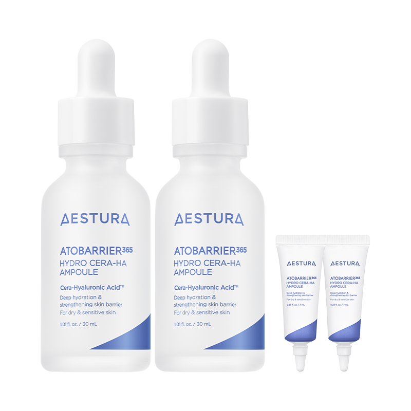 [더블]아토베리어365 세라-히알 속수분 앰플 30ml*2개