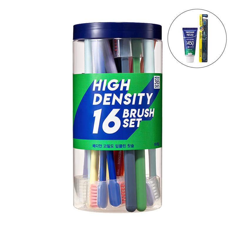 365DAYS 고밀도 초극세모 딥클린 칫솔 16입