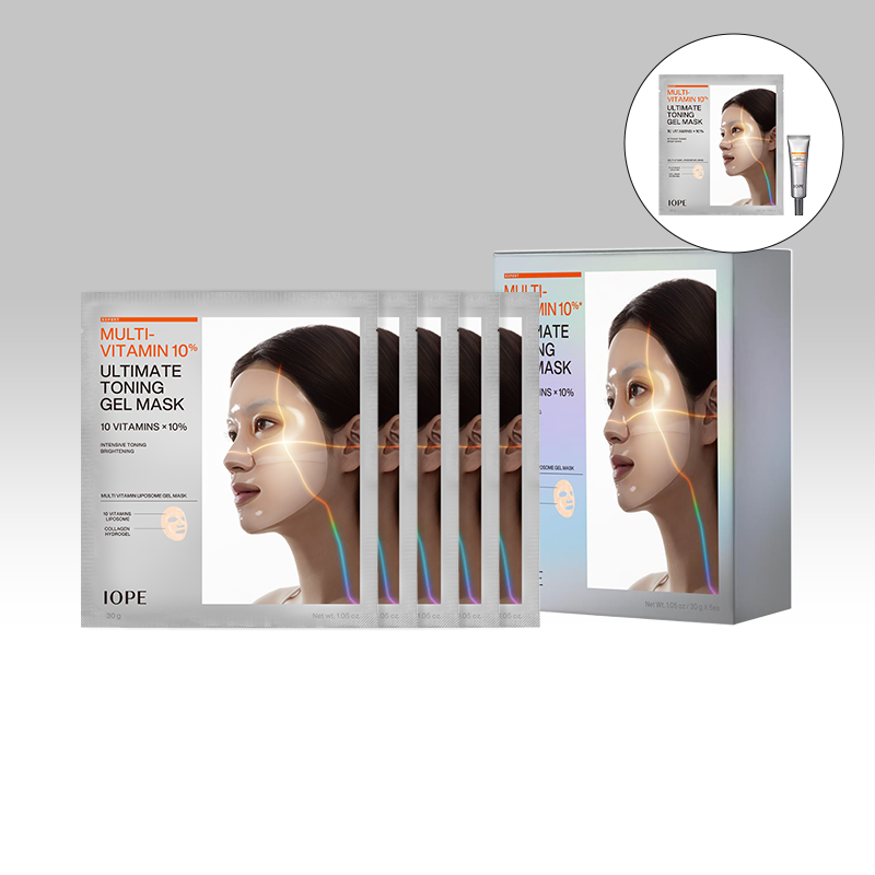 멀티 비타민 10% 얼티밋 토닝 겔 마스크 (5매)