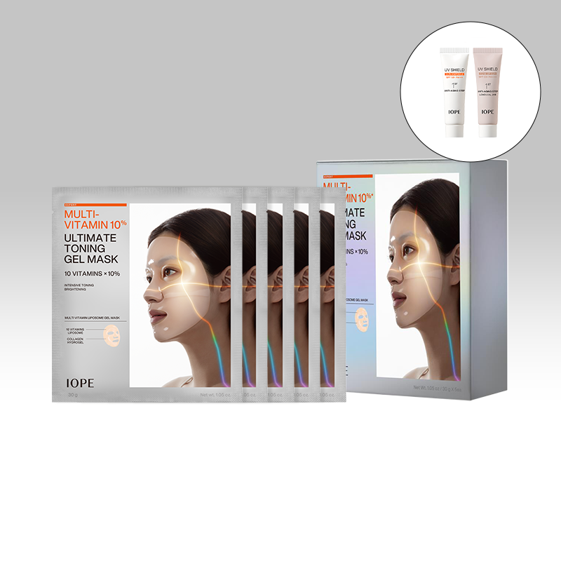 멀티 비타민 10% 얼티밋 토닝 겔 마스크 (5매)