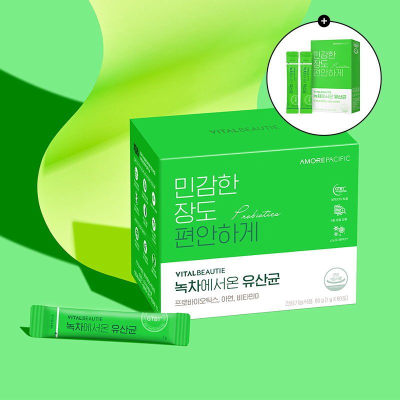 녹차에서 온 유산균(60일) (원산지:상세설명참조)