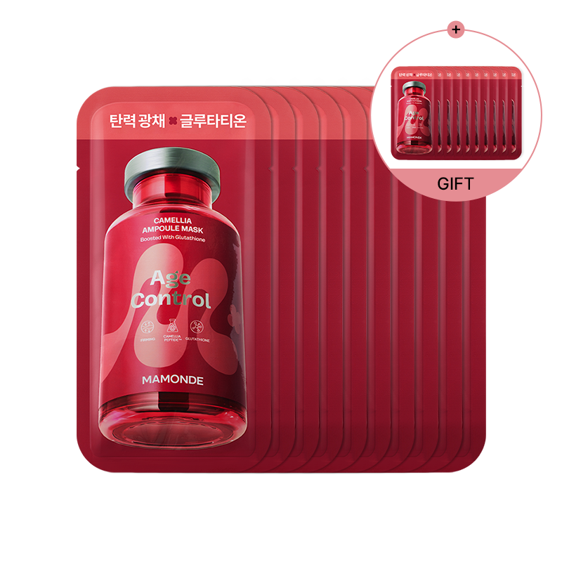 [10매] 에이지 컨트롤 카멜리아 앰플 마스크팩