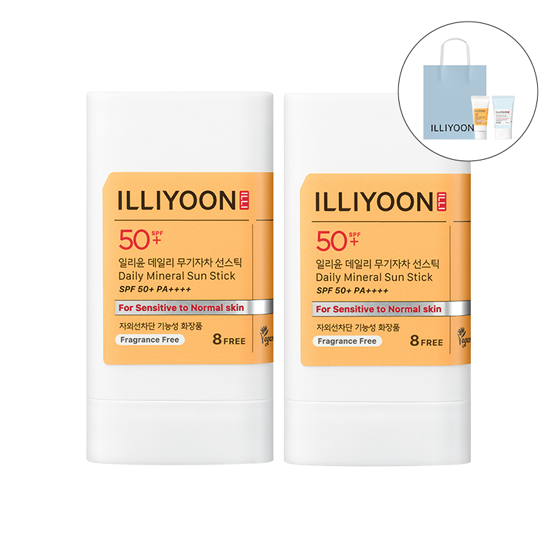 [2입] 데일리 무기자차 선스틱 SPF50+/PA++++ (20gx2)