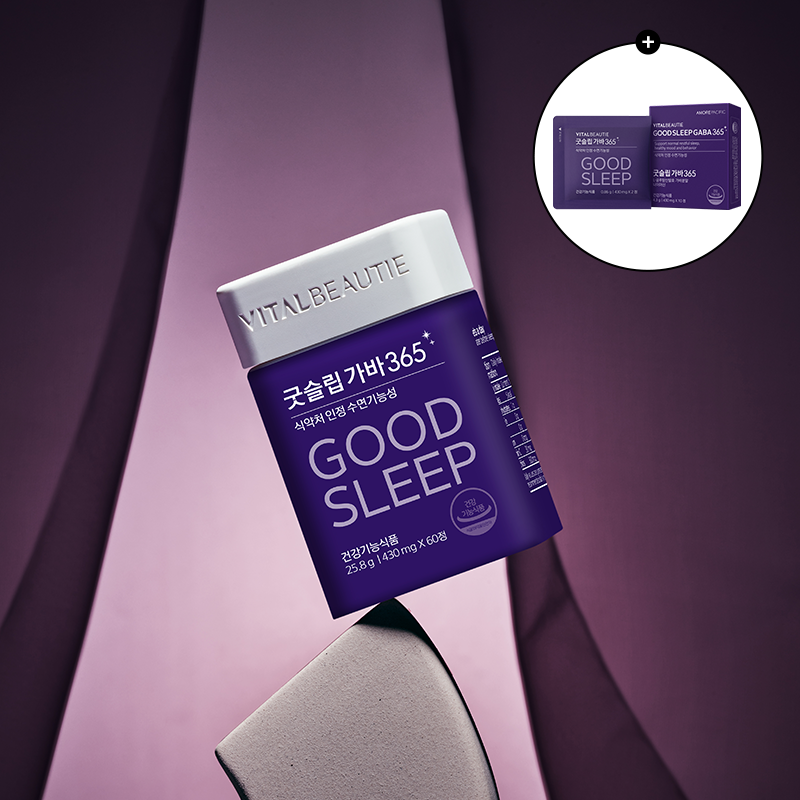 굿슬립 가바 365 (30일) 식약처 인정 수면기능성 (원산지:상세설명참조)