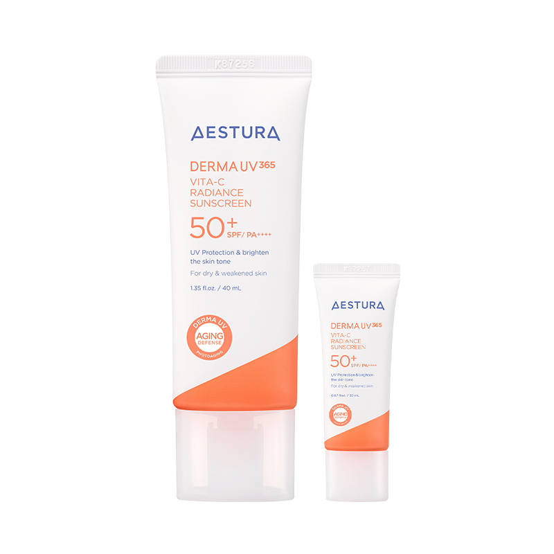 더마UV365  비타C 광채수분 선크림 SPF50+ PA++++ 40ml