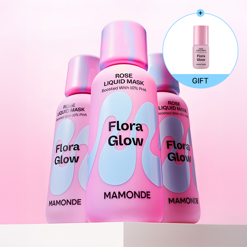 [싱글] BEST 플로라 글로우 로즈 리퀴드 마스크 80ml