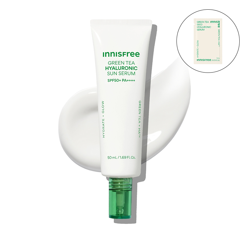 그린티 히알루론산 진정수분 선세럼 AD SPF50/PA++++ 50ml