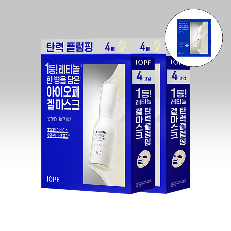 [더블] 레티놀 세럼 인 겔 마스크 4매 기획 (8매)