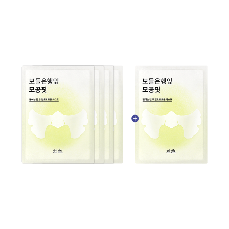 [4+1] 보들은행잎 모공핏 마스크 10g