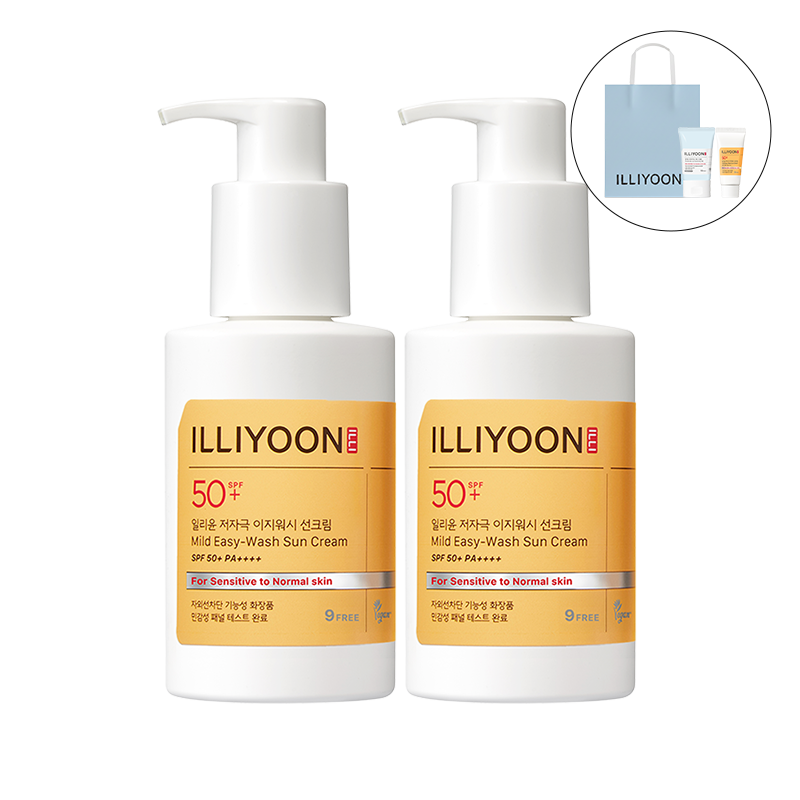[2입] 저자극 이지워시 선크림 SPF50+/PA++++ (150mlx2) 상품 이미지 1
