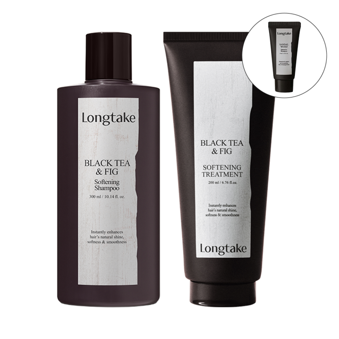 블랙티앤피그 소프트닝 샴푸+트리트먼트 (300ml/200ml) 상품 이미지 1