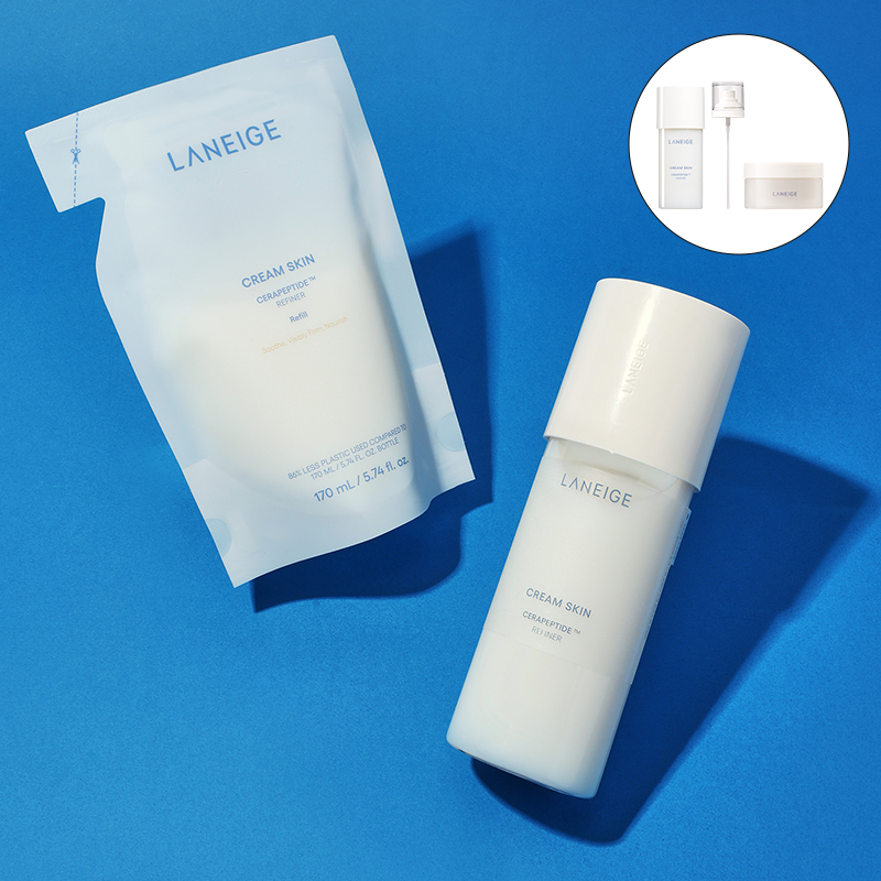 [아세페 ONLY] 크림스킨 스페셜 기프트 세트 (본품170ml+리필130ml) 상품 이미지 1