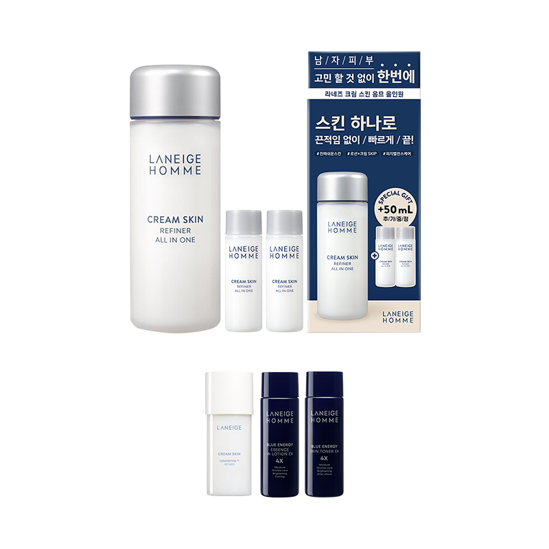 크림 스킨 옴므 올인원 단품기획세트 150ml 상품 이미지 1