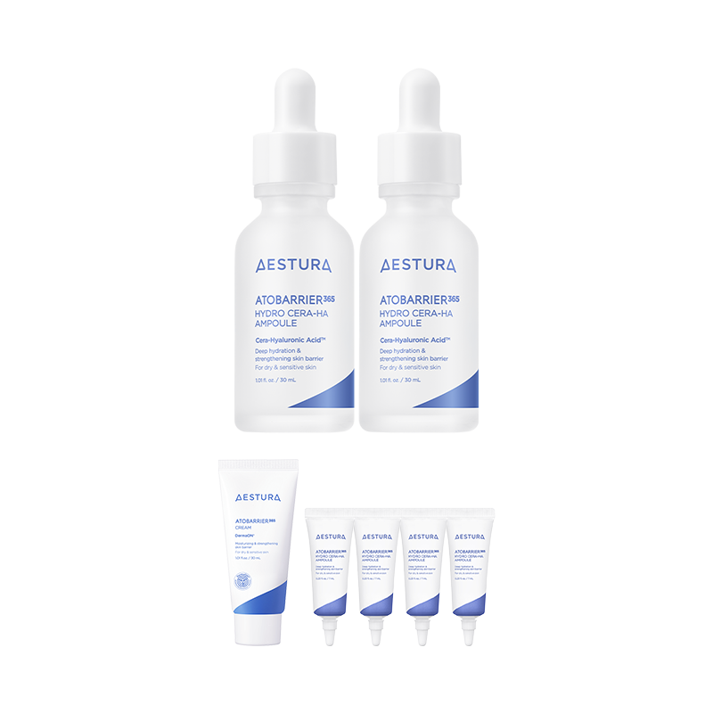 [더블]아토베리어365 세라-히알 속수분 앰플 30ml*2개