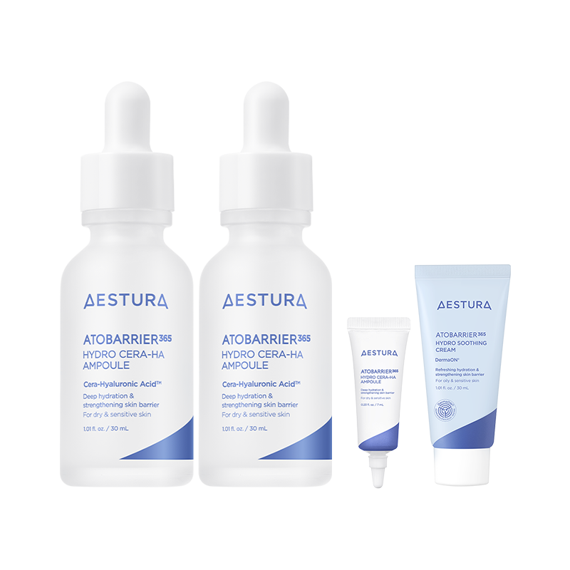 [더블]아토베리어365 세라-히알 속수분 앰플 30ml*2개
