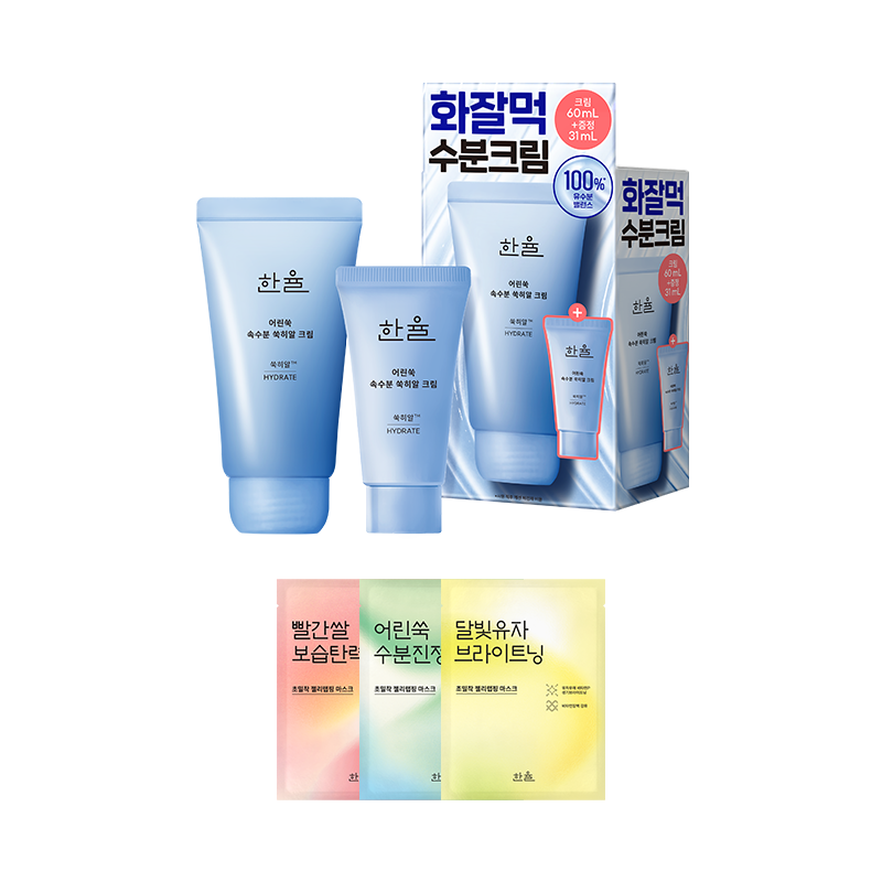 어린쑥 속수분 쑥히알 크림 기획세트 (60ml+31ml) 상품 이미지 1