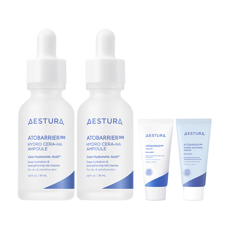 [더블] 아토베리어365 세라-히알 속수분 앰플 30ml*2개