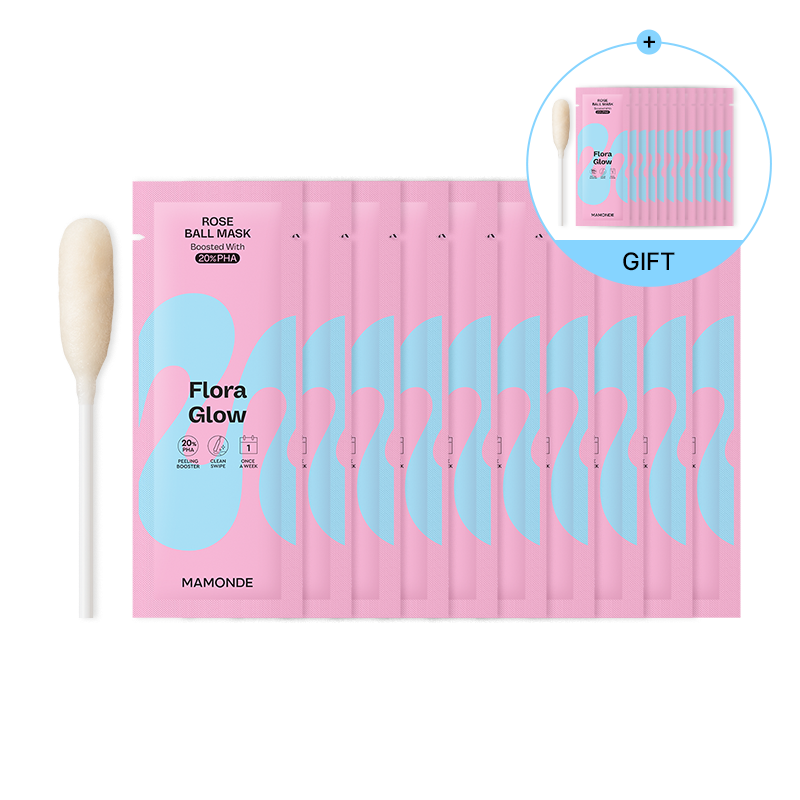 [본품 10개+판촉 10개] 플로라글로우 로즈 볼마스크 3.5ml