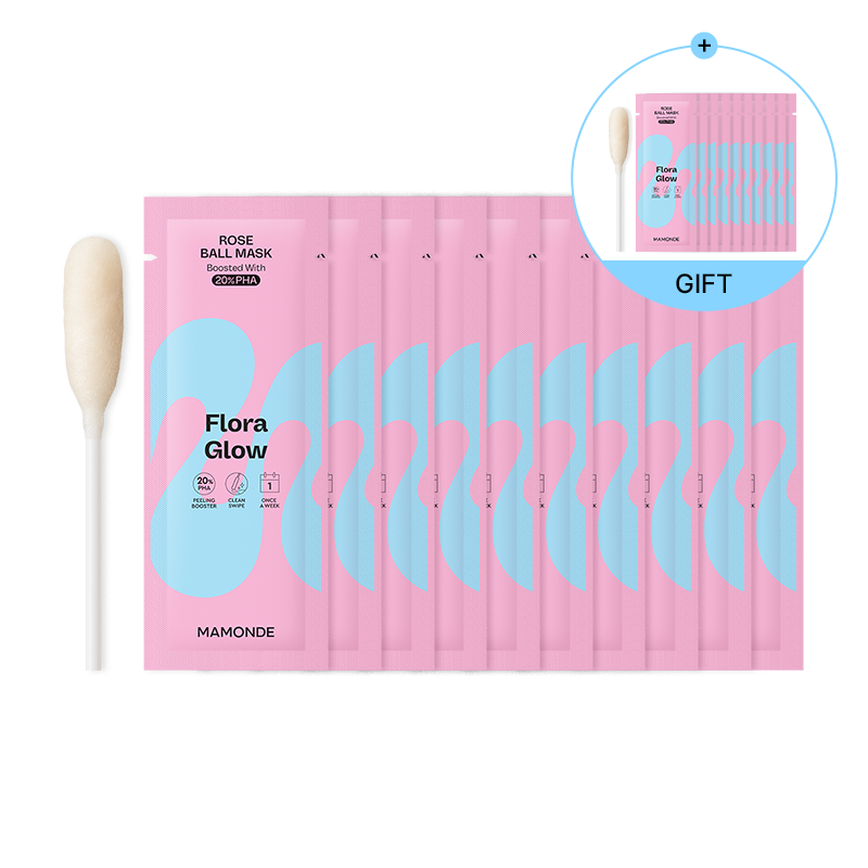 [본품 10개+판촉 10개] 플로라글로우 로즈 볼마스크 3.5ml