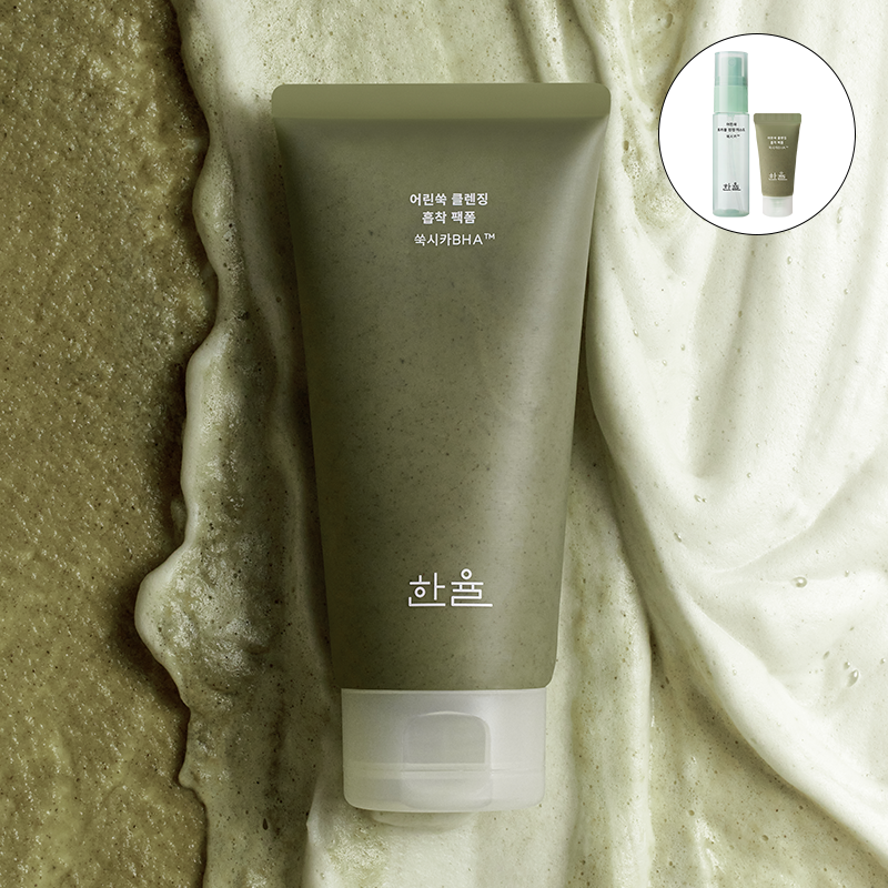 어린쑥 클렌징 흡착 팩폼 120ml